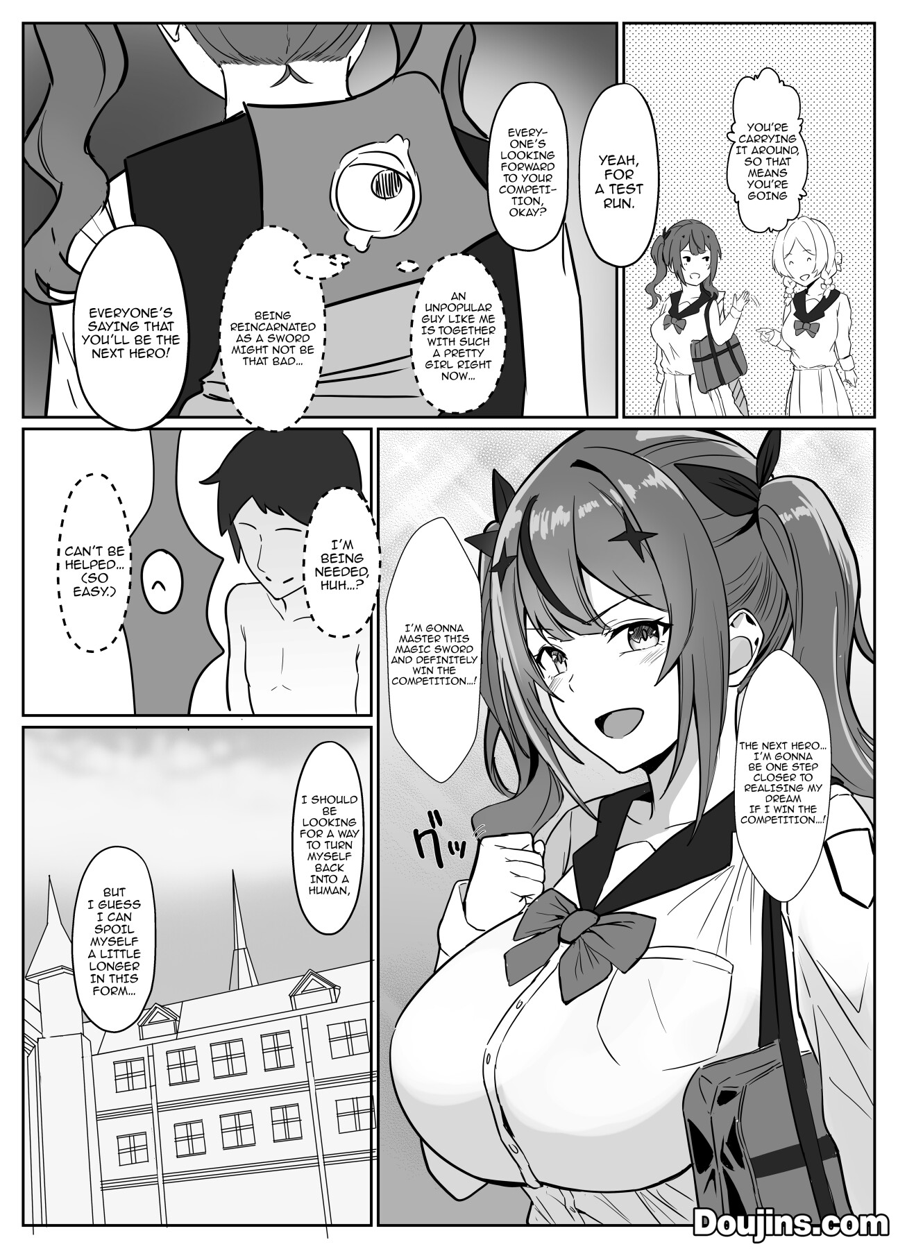 Hentai Manga Comic-Reincarnated As A Demon Sword ~After Reincarnating As The Strongest Demon Sword, I'm Making The Beauty Who Got Me Become Horny Every Time She Uses Me~-Read-9